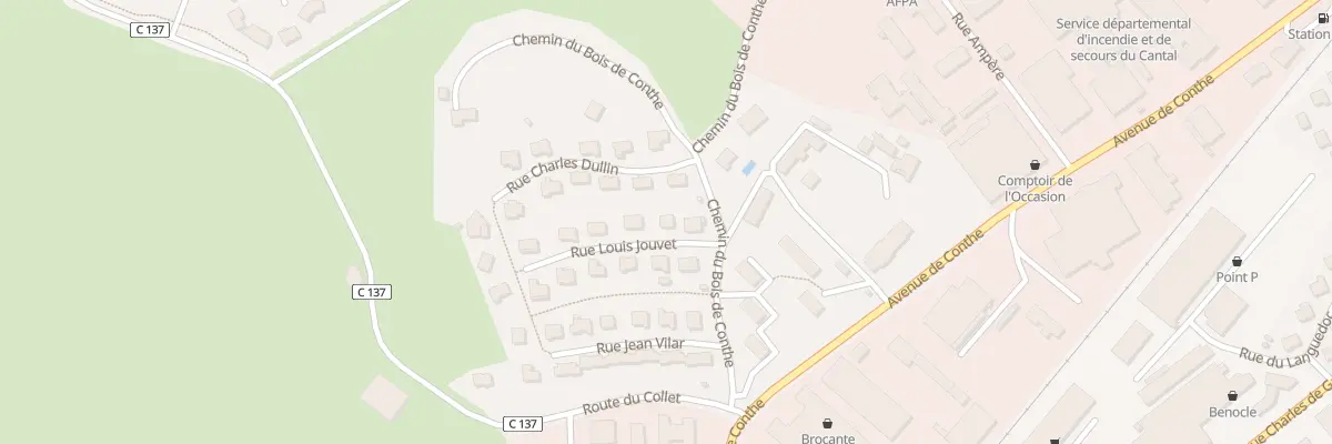 Plan du 4 Rue Louis Jouvet à Aurillac