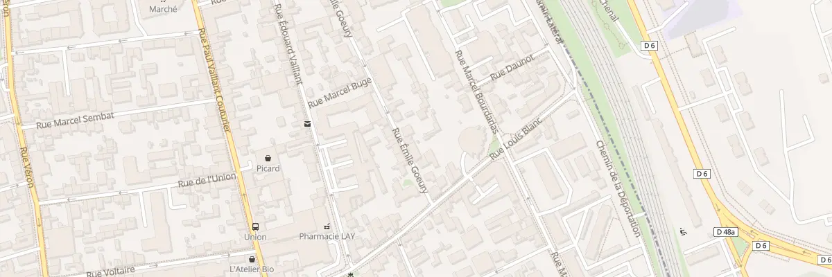 Plan du 33T Rue Emile-goeury à Alfortville