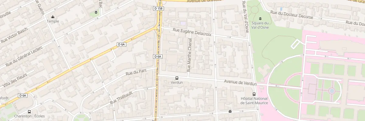 Plan du 5 Rue Marthe Chenal à Saint-Maurice
