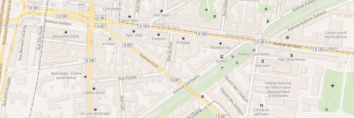 Plan du 4 Rue du Parc à Saint-Mandé