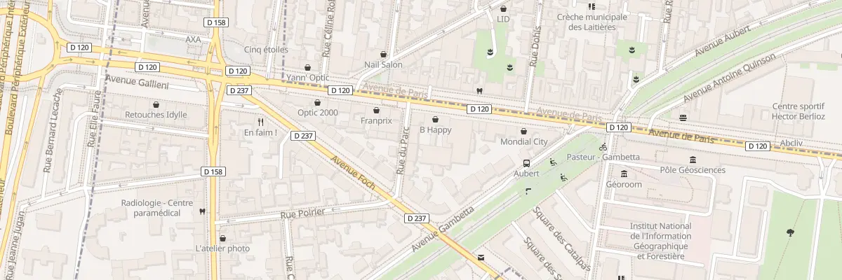 Plan du 8 Rue du Parc à Saint-Mandé