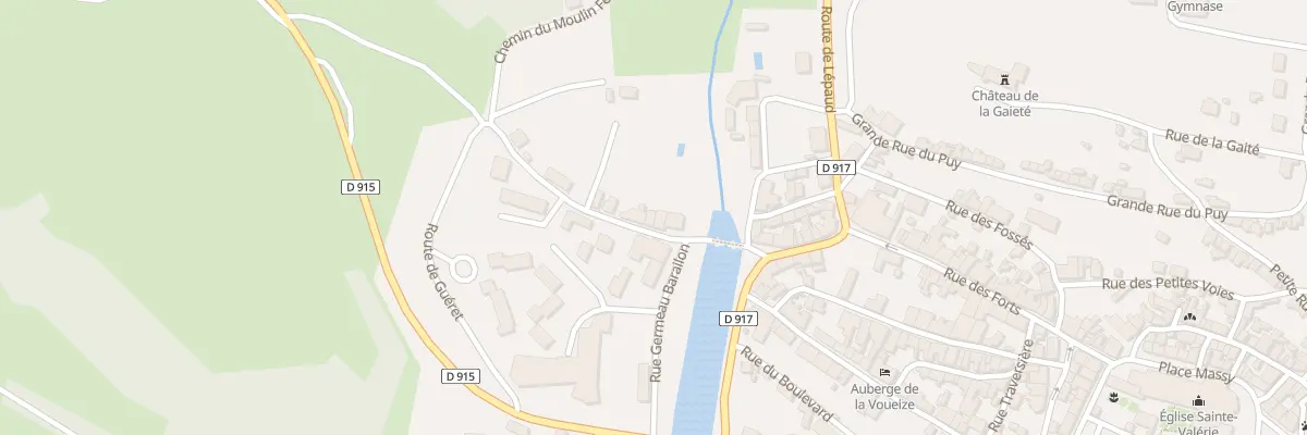 Plan du 6 Fg de Limoges à Chambon-sur-Voueize