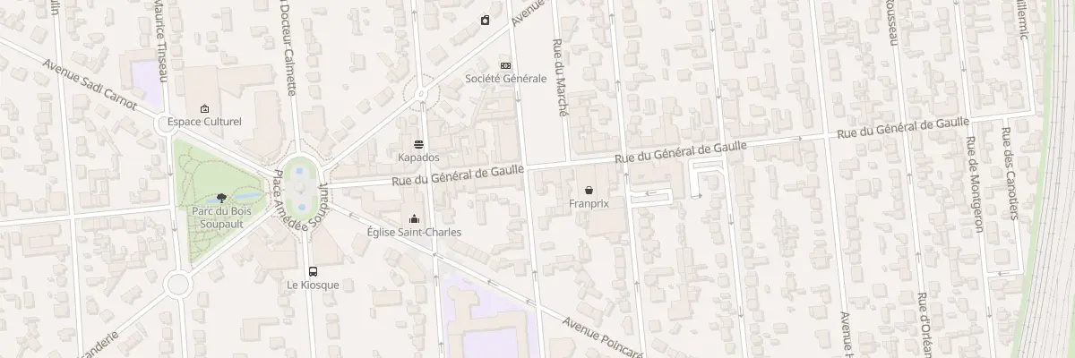 Plan du 63 Rue du Général de Gaulle à Villeneuve-le-Roi