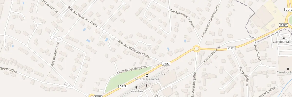 Plan du 6 Rue du Poirier aux Chats à Luzarches
