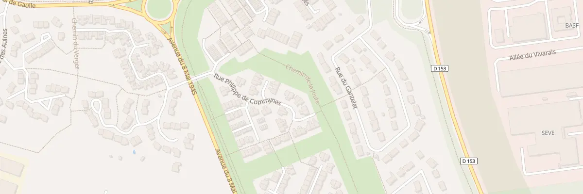 Plan du 23 Rue Philippe de Commynes à Lisses