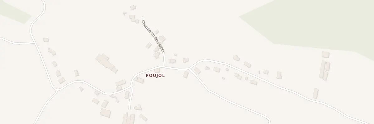 Plan du 19 Poujol à Roannes-Saint-Mary