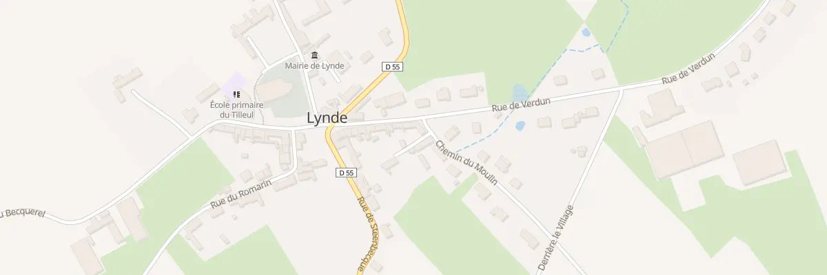 Plan du 100 Rue de Verdun à Lynde