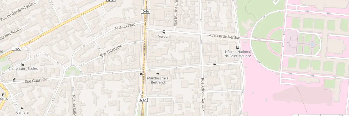 Plan du 5 Rue Edmond Nocard à Saint-Maurice