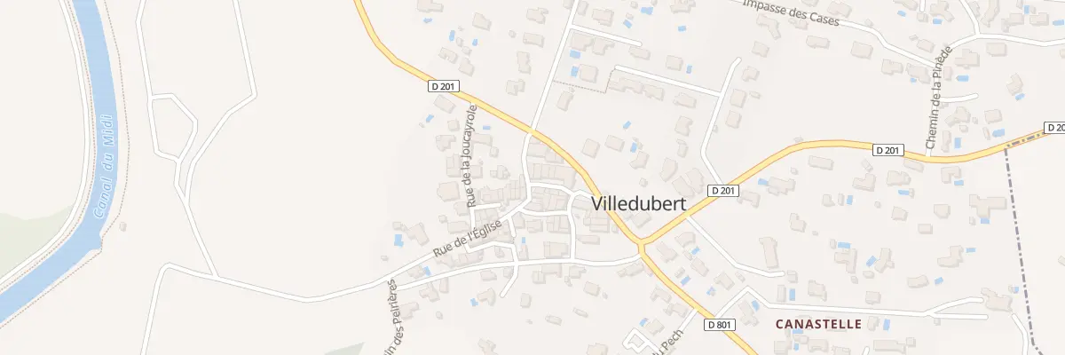 Plan du 11 Le Village à Villedubert