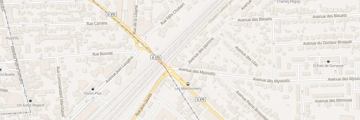 Plan du 2 Av des Myosotis à Gonesse