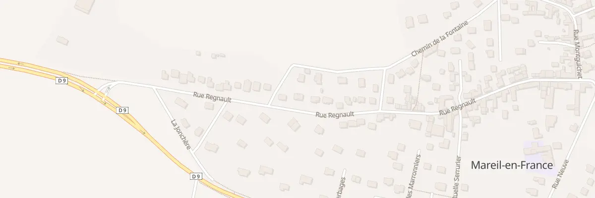 Plan du 50B Rue Regnault à Mareil-en-France