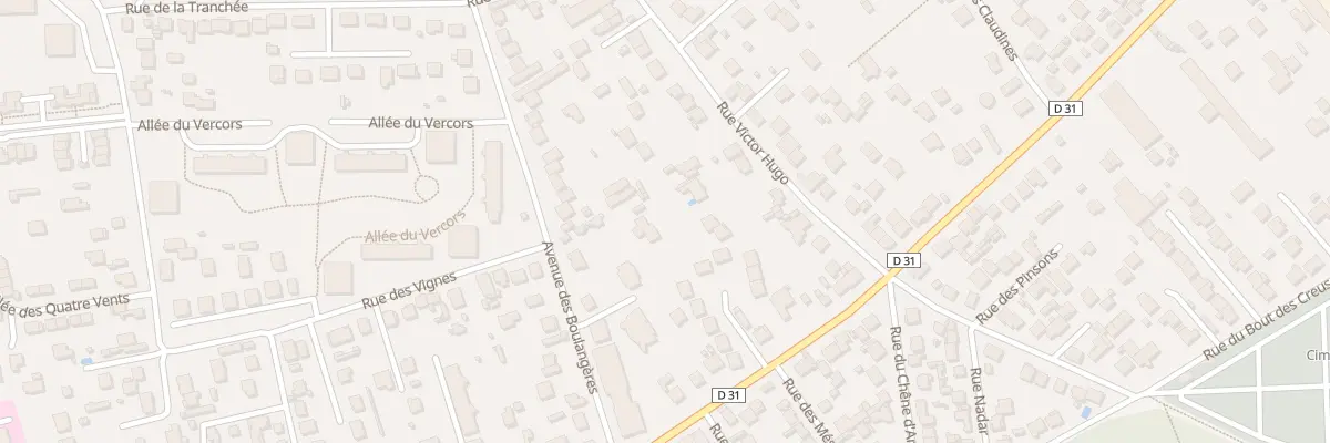 Plan du 84 Rue Victor Hugo à Draveil