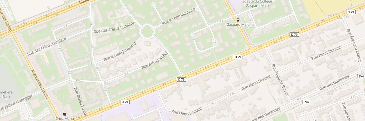 Plan du 4 Rue du Docteur Laennec à Dunkerque