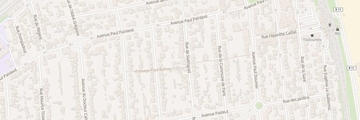 Plan du 45 Rue Stalingrad à Villeneuve-le-Roi