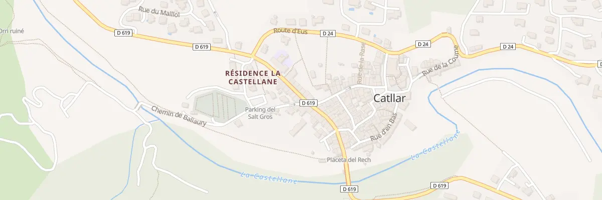 Plan du 35 Le Village à Catllar