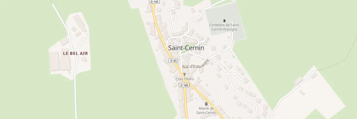Plan du 1 Rue de l’Église à Saint-Cernin