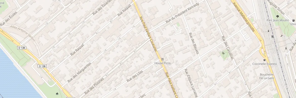Plan du 196 Rue Vaillant Couturier à Alfortville