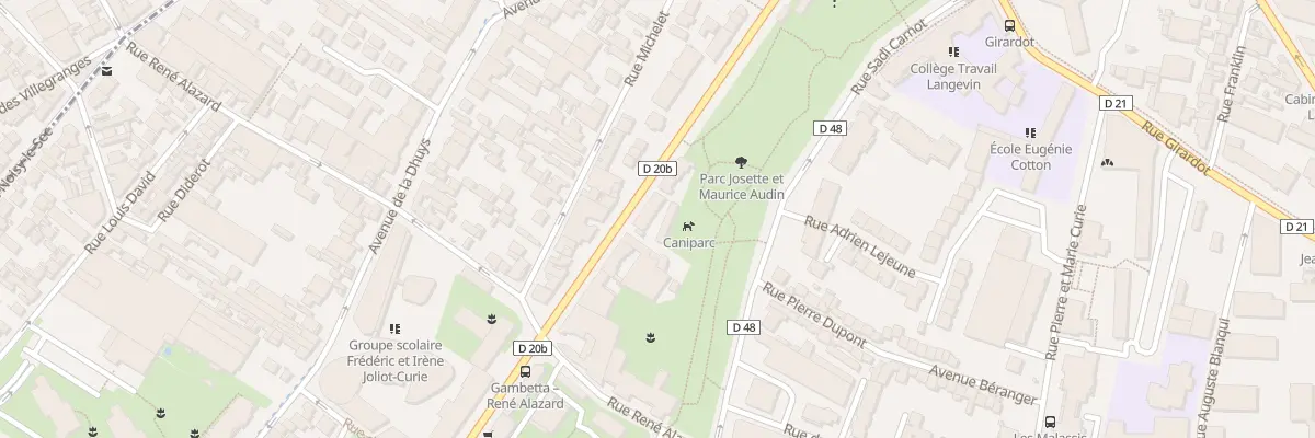 Plan du 144 Av Gambetta à Bagnolet
