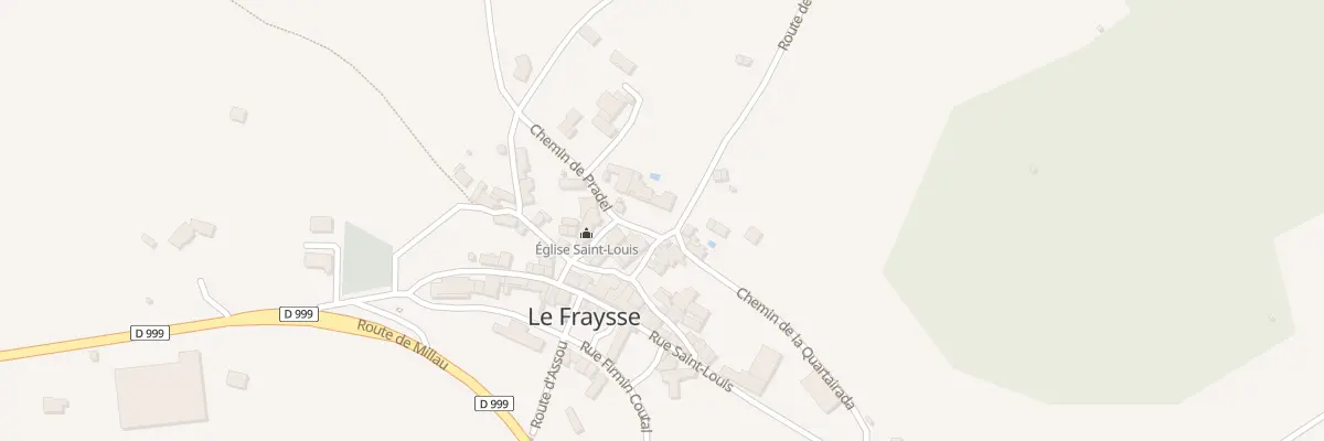 Plan du 75 Rte de l’Ancienne Mine au Fraysse