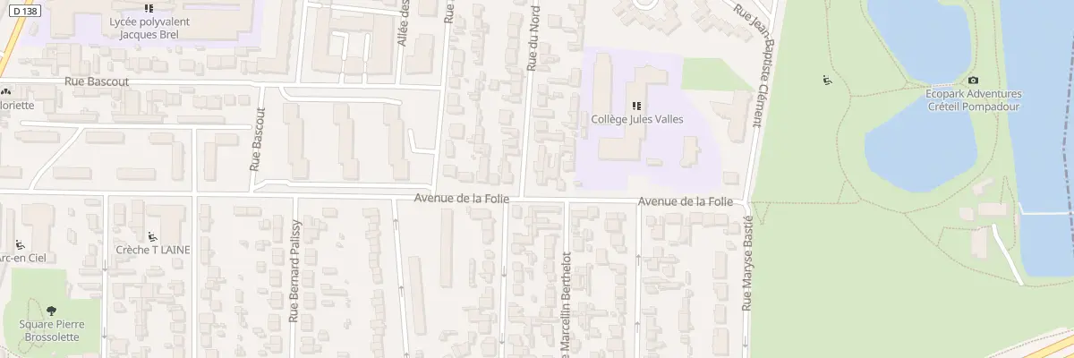 Plan du 2 Rue du Nord à Choisy-le-Roi