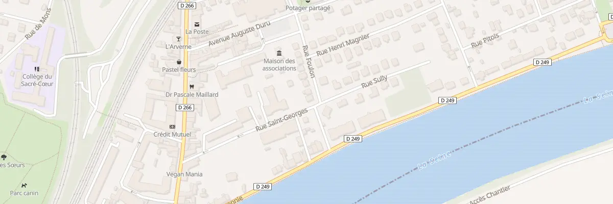 Plan du 1 Rue Foulon à Ablon-sur-Seine