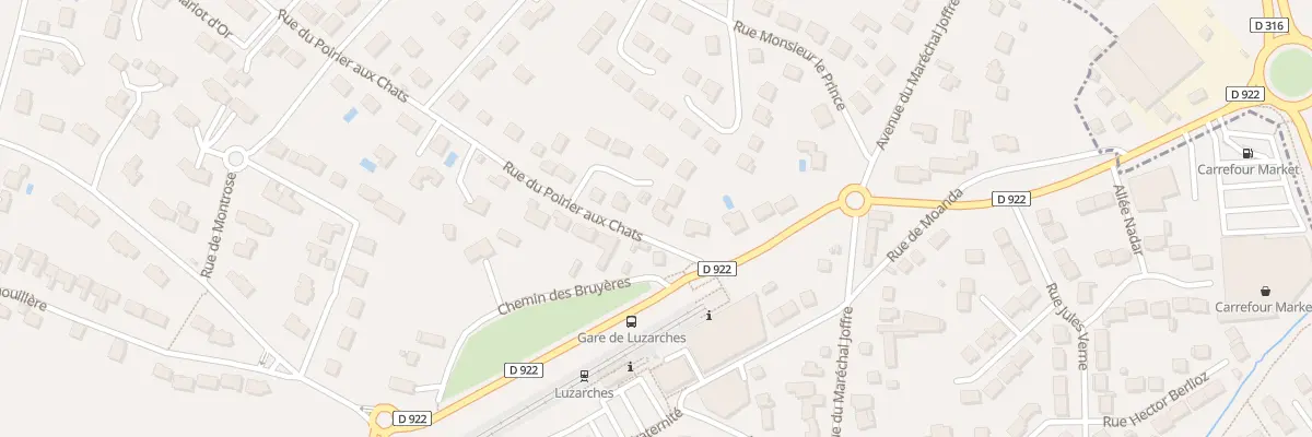 Plan du 4 Rue du Poirier aux Chats à Luzarches