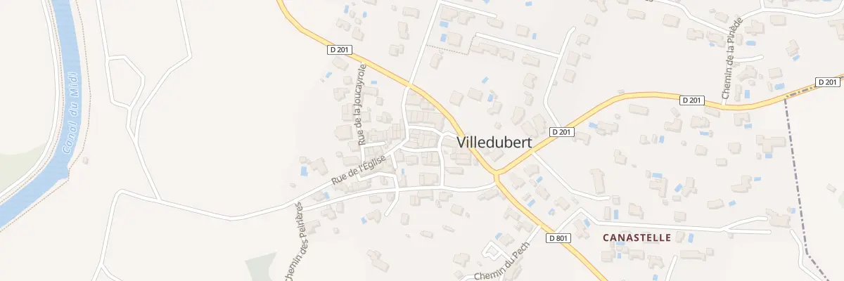Plan du 3 Rue du Puits à Villedubert