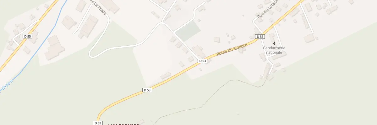 Plan du 1 Rue de La Plaine à Vabre