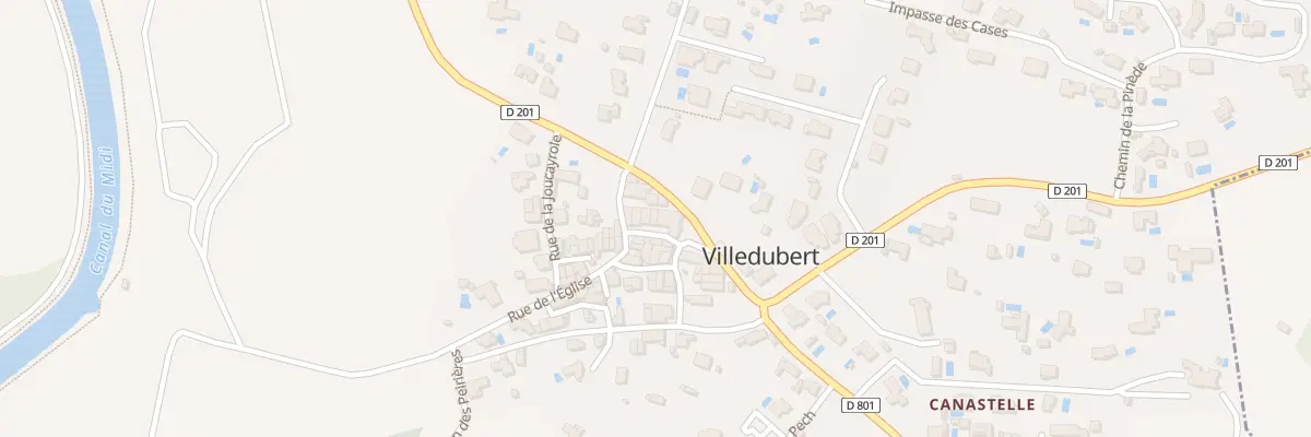 Plan du 12 Le Village à Villedubert