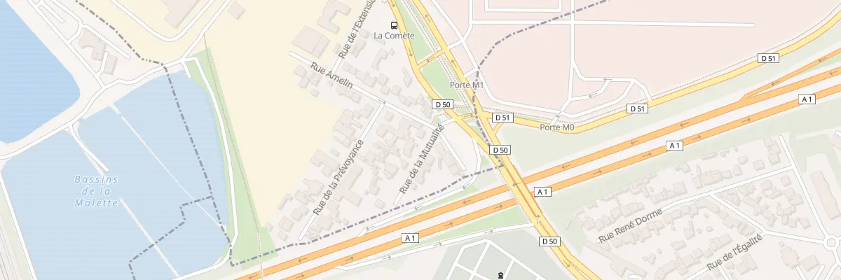 Plan du 2 Rue de la Mutualité à Dugny