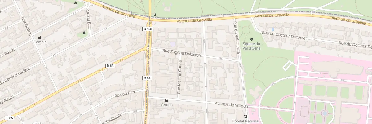Plan du 12 Rue Marthe Chenal à Saint-Maurice