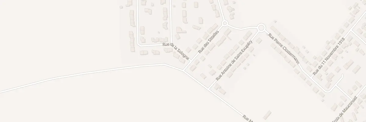 Plan du 64 Rue de la Sologne à Aubigny-sur-Nère