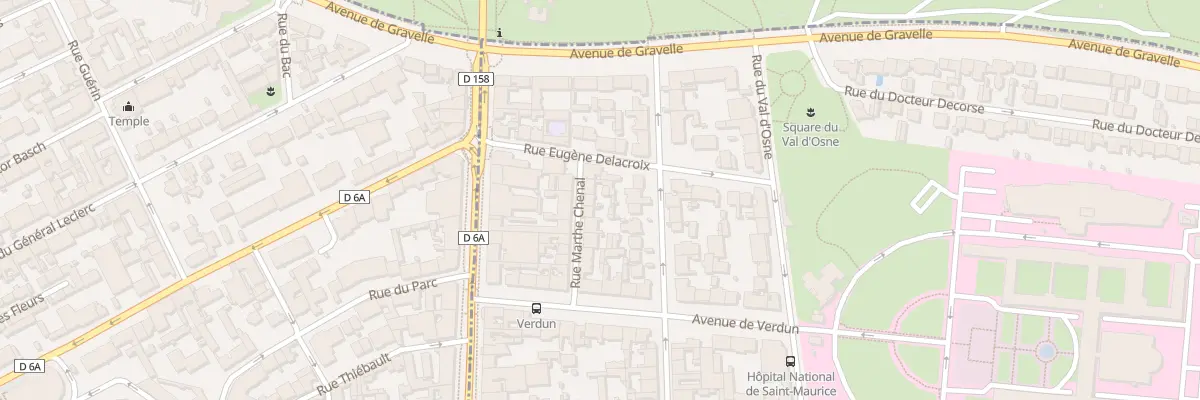 Plan du 10 Rue Marthe Chenal à Saint-Maurice