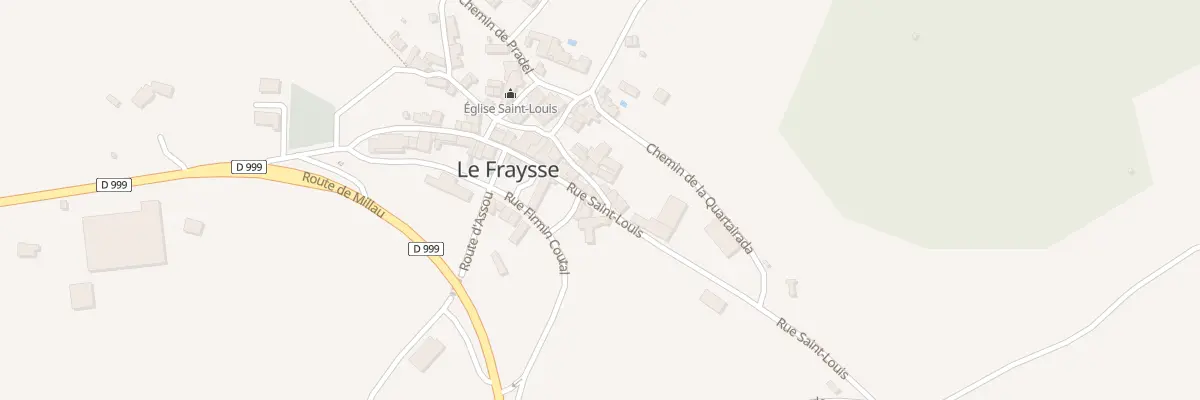 Plan du 239 Rue Saint-Louis au Fraysse