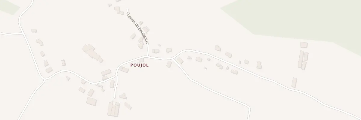 Plan du 18 Poujol à Roannes-Saint-Mary