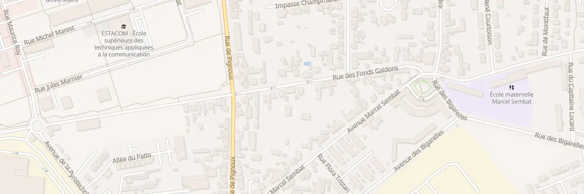 Plan du 18 Rue des Fonds Gaidons à Bourges