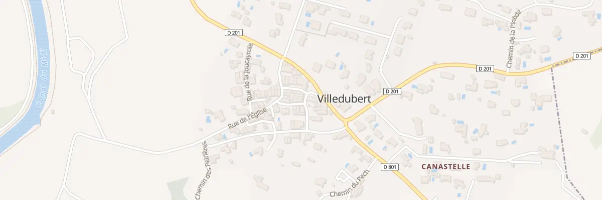 Plan du 7 Rue du Puits à Villedubert