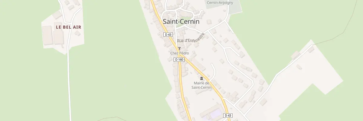 Plan du 1 Rte Impériale à Saint-Cernin