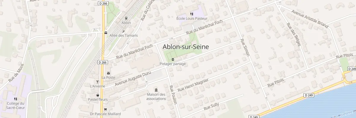 Plan du 11 Av Auguste Duru à Ablon-sur-Seine