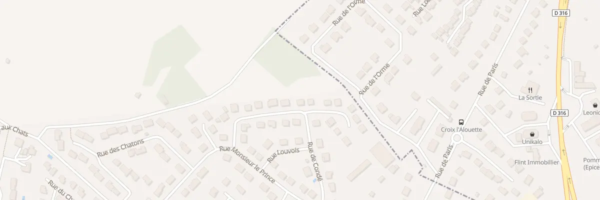 Plan du 15 Rue Turenne à Luzarches