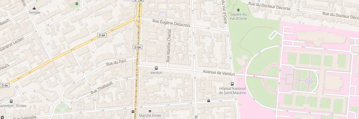 Plan du 11 Av de Verdun à Saint-Maurice