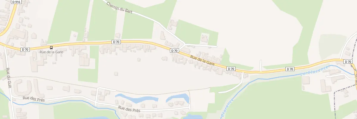 Plan du 94 Rue de la Gare à Pernes