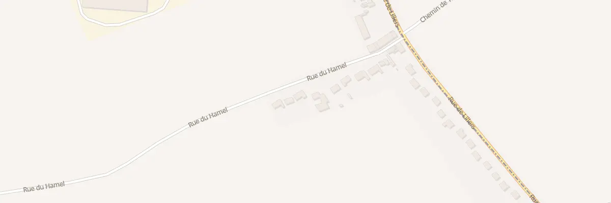 Plan du 2036 Rue du Hamel à Lambres-lez-Aire