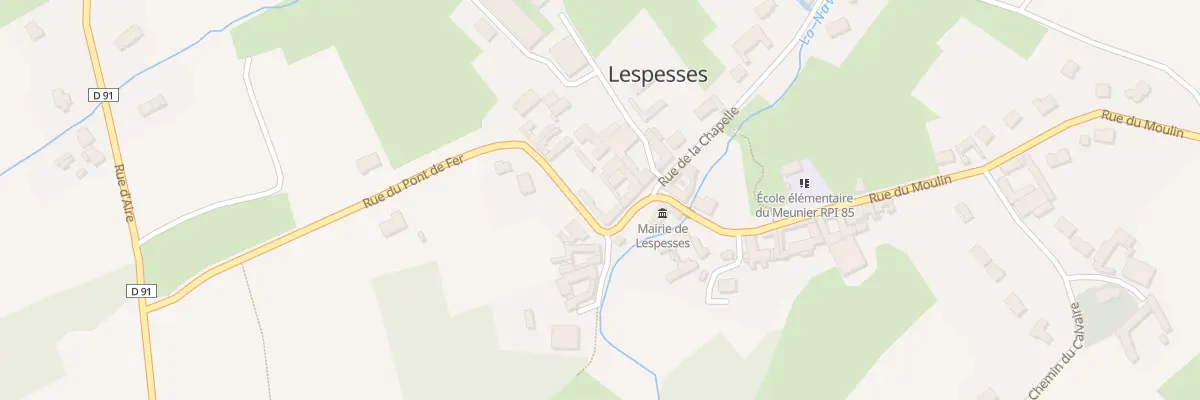 Plan du 1 Pl de la Mairie à Lespesses