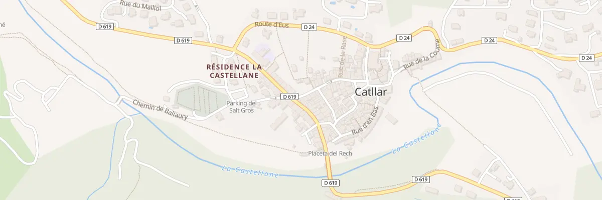 Plan du 22 Rte Nationale à Catllar