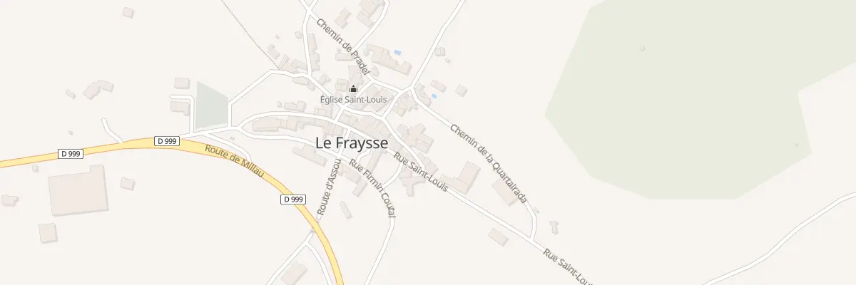 Plan du 5185 Le Fraysse au Fraysse