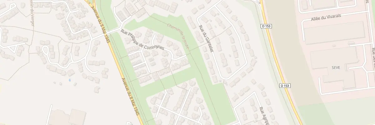 Plan du 34 Rue Philippe de Commynes à Lisses