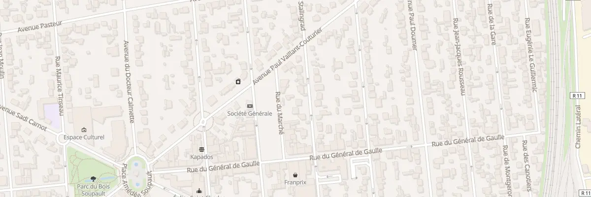 Plan du 11 Rue Stalingrad à Villeneuve-le-Roi