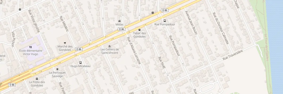 Plan du 9 Rue Alsace Lorraine à Choisy-le-Roi