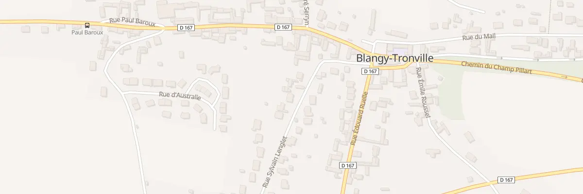 Plan du 10 Rue Sylvain Lenglet à Blangy-Tronville